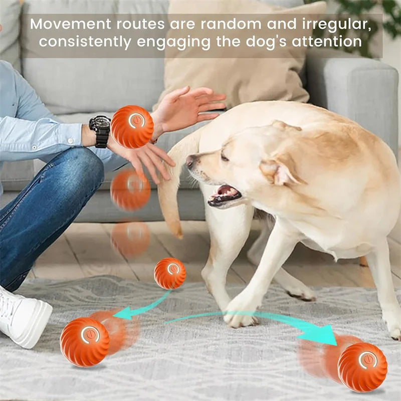 Smart Dog Toys Ball Electronic Interactive Pet Toy Moving Ball USB Automatic Moving Bouncing for Puppy Birthday gift Cat Product Beauty World Shop