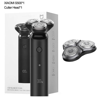 XIAOMI MIJIA S500 Electric Shaver Clipper Triple Blade Trimmer For Men Dry Wet Shaving Washable Beard Hair Cutting Machine Razor