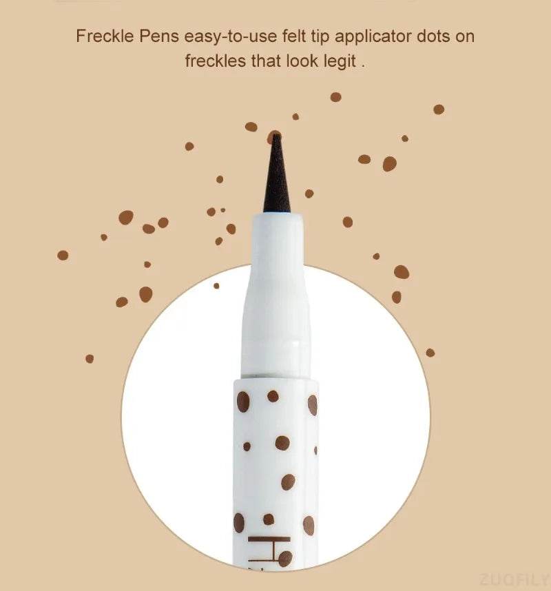 1PC Face Fake Freckles Pen Natural Waterproof Lifelike Fake Freckles Pen for Long Lasting Look Dot Spot Pen Makep Tool Cosmetic Beauty World Shop