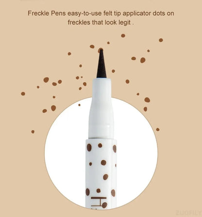 1PC Face Fake Freckles Pen Natural Waterproof Lifelike Fake Freckles Pen for Long Lasting Look Dot Spot Pen Makep Tool Cosmetic Beauty World Shop