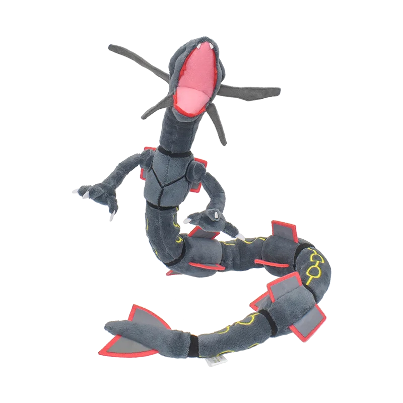 Shiny Rayquaza Plush Toys Stuffed Animal Game for Collectible Gift,Soft Plushies,Cute Cartoon Character Black 12 Inch Beauty World Shop