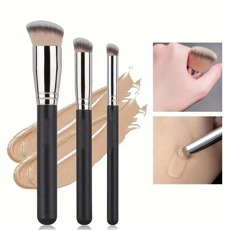Foundation Concealer Brush, Premium Contour Blusher Brushes, Flawless Under Eye Dense Face Makeup Brush For Blending Beauty World Shop