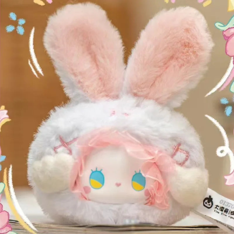 Lucky Emma Animal Tea Party Vinyl Plush Blind Box Trendy Toy Cute Doll Bag Pendant Decoration Keychain Mystery Box Surprise Gift Beauty World Shop
