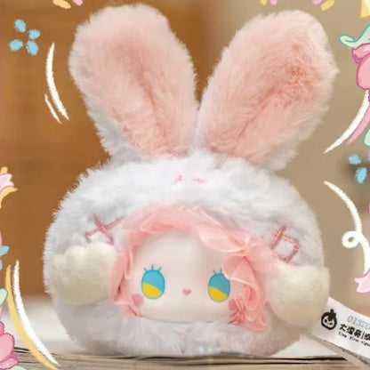 Lucky Emma Animal Tea Party Vinyl Plush Blind Box Trendy Toy Cute Doll Bag Pendant Decoration Keychain Mystery Box Surprise Gift Beauty World Shop