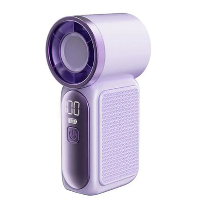 Mini Handheld Fan - Portable Turbo Fan with 100 Wind Speed, 1200mAh & Type-C, - Cooling Blower，Travel,R Cooling Device Beauty World Shop