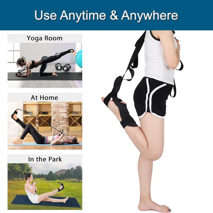 Yoga Stretching Bands Relieve Leg and Foot Tension, Yoga, Pilates, and Rehabilitation Training Leg and Foot Stretching Bands Beauty World Shop
