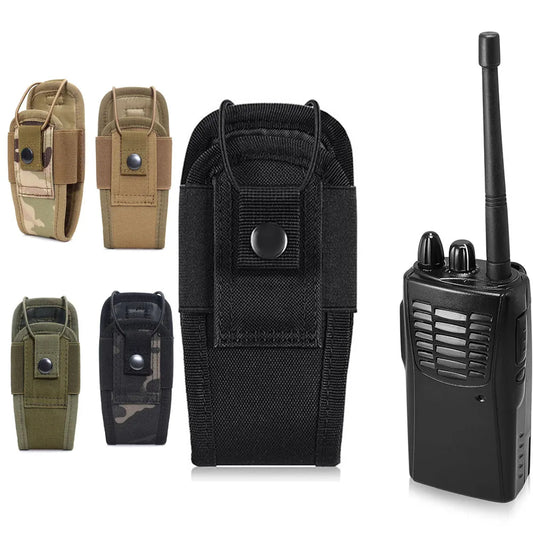 Universal Radio Holsters for Duty Belt Vest Radio MOLLE Pouch Tactical Walkie-Talkie Bag for Hunting Camping Adventure Beauty World Shop