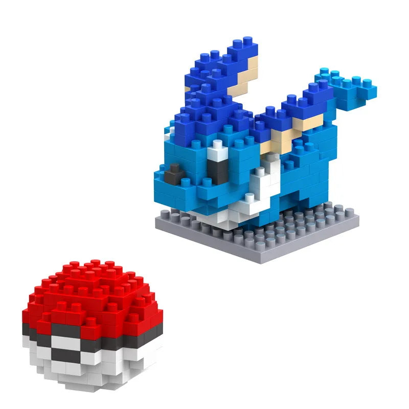 75 Style Building Blocks Assembly Anime Picachu Charizard Doll Blastoise Bulbasaur Gengar Bricks Figures Toy for Kid Gift Beauty World Shop