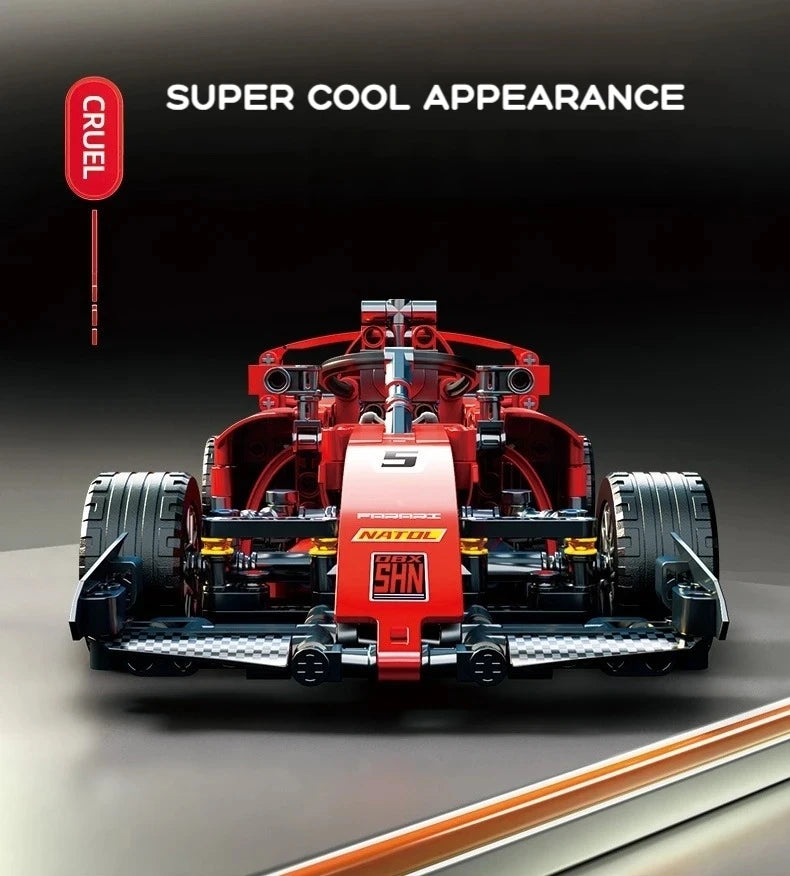 2025 Technical NEW F1 Racing Car Building Blocks Set MOC Model Kit DIY Assembly Bricks Creative Educational Toys For Children Beauty World Shop