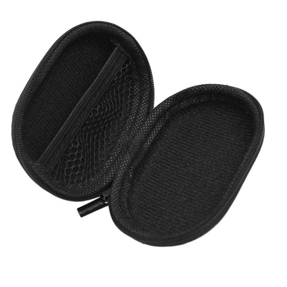 1-20PCS KZ Earphones Oval Storage Bag Wired Headphones PU Zipper Storage Box Portable Hold Case Container for KZ BA10 AS10 ES4