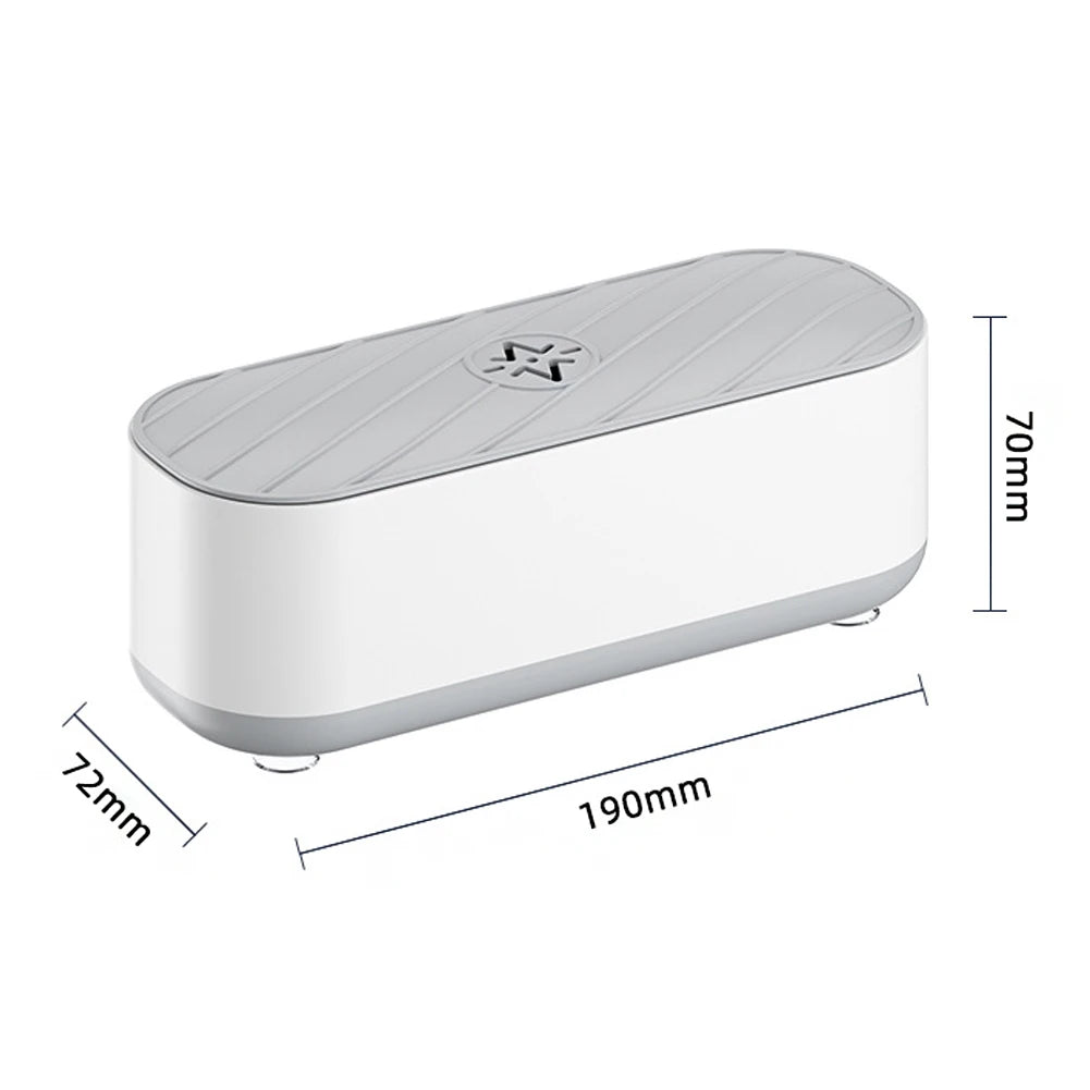 Ultrasonic Cleaning Machine USB Rechargeable Mode or Battery Mode High Frequency Vibration Wash Cleaner Jewelry Glasses  Cleaner Beauty World Shop