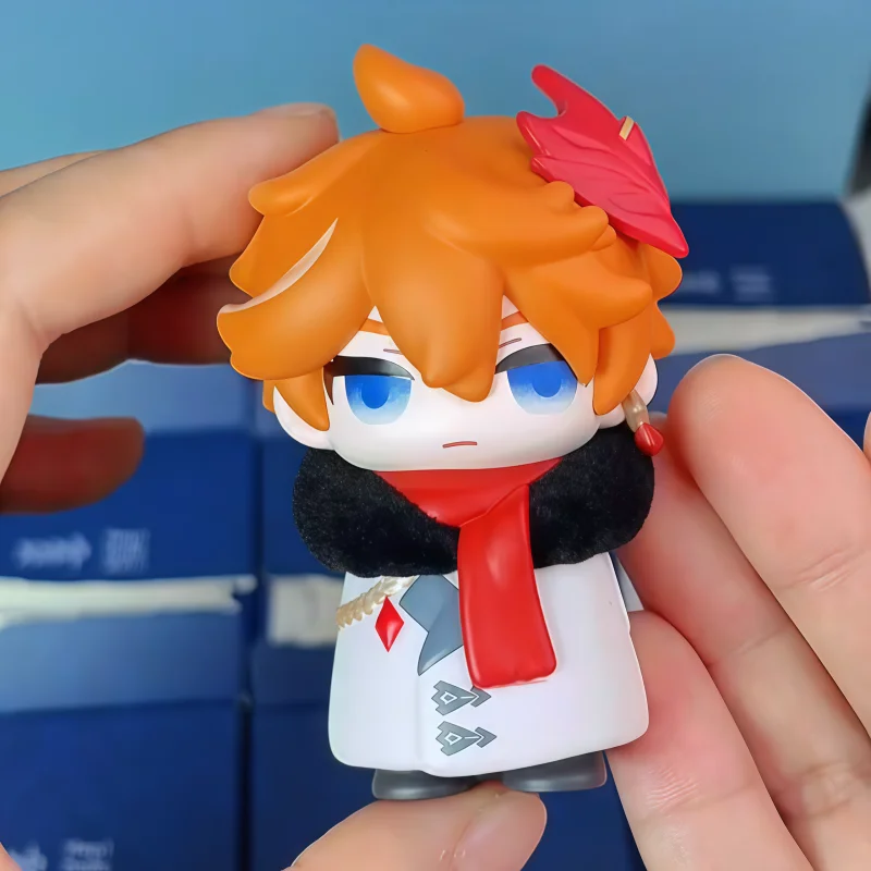 Mihoyo Genshin Impact Fatui Harbinger Q Version Series Blind Box Desktop Mini Doll Model Toys Trend Decoration Surprise Gifts Beauty World Shop