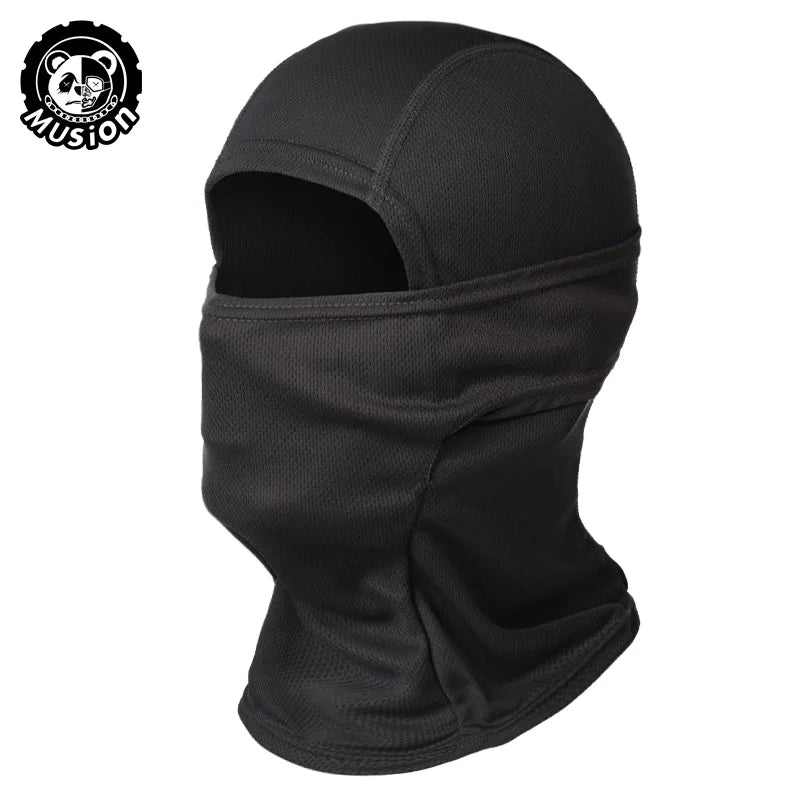 MusionTactical Balaclava Full Face Mask Quick-dryHiking Cycling Camping Hunting AirsoftHood Cap Bike Head Cover Summer Men Women Beauty World Shop