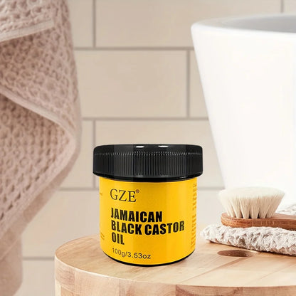 GZE JAMAICAN Black Castor Oil Pure Cold-Pressed for Hair Growth, Skin Moisturizing and Scalp Health - Promoting Thick Hair Beauty World Shop