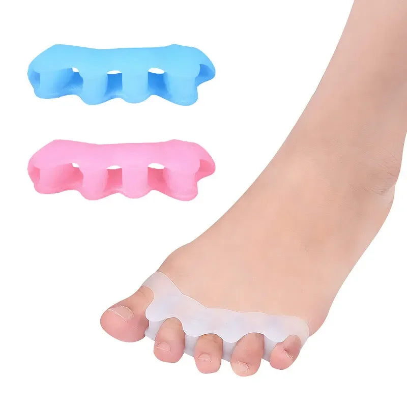 Protective Toe Separator Suitable Bunion Yoga Gel Silicone Hammer Toes Corrector for Women Men Straighteners Overlapping 1 Pair Beauty Trend Shop