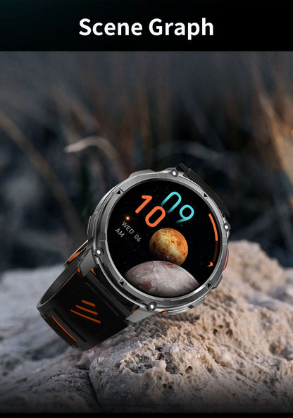 2026 New T-Rex3 Pro 1100mAh Battery Smart Watch GPS path 5ATM Waterproof Sports Run tracker Outdoors Compass Military Smartwatch Beauty World Shop