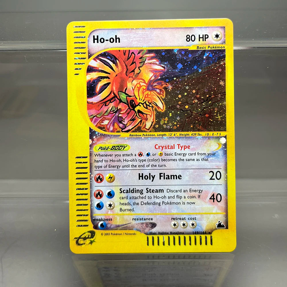 PKM Cards Charizard Steelix Celebi Single Foil Cards Magneton Gengar Classic Game Collection Cards PTCG Proxy Cards Beauty World Shop