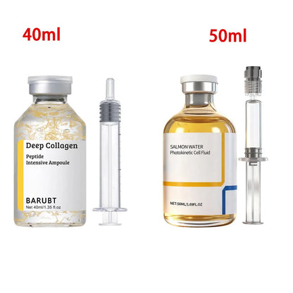 Korean Silk Collagen Essence Serum Deep Peptide Intensive Revitalizing Face Cream Anti-Wrinkle Firming Lifting Skin Care 40ml Beauty World Shop