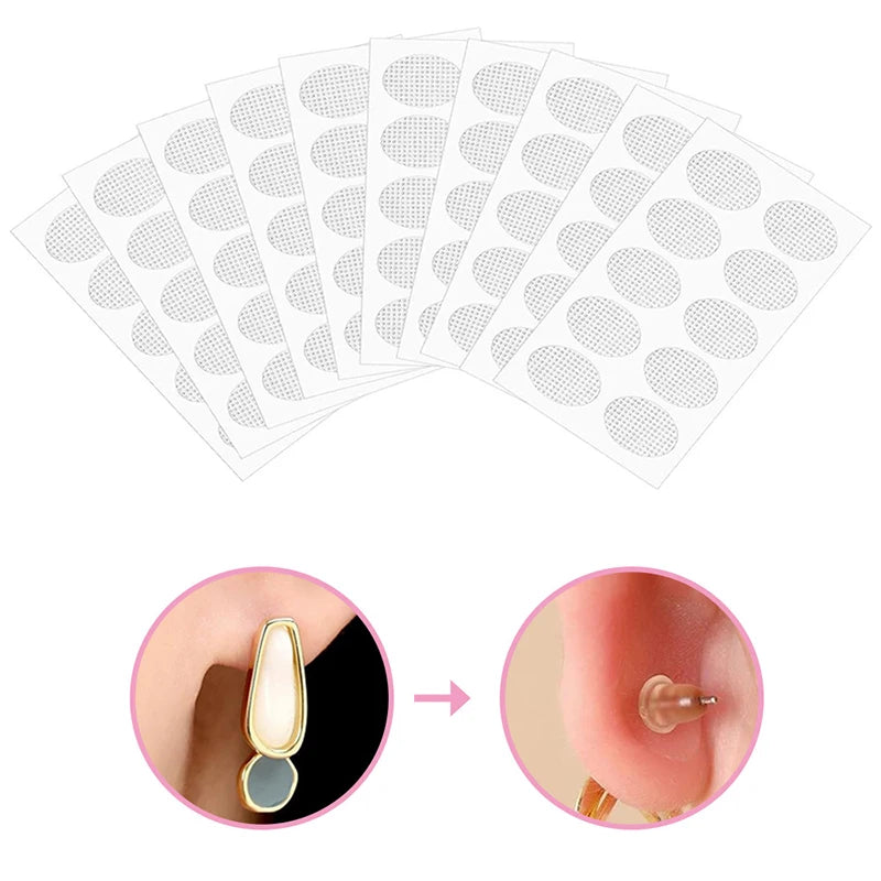 200 Patches Invisible Ear Lift For Ear Lobe Support Tape Perfect For Stretched Ear Lobes And Relieve Strain From Heavy Earrings Beauty World Shop