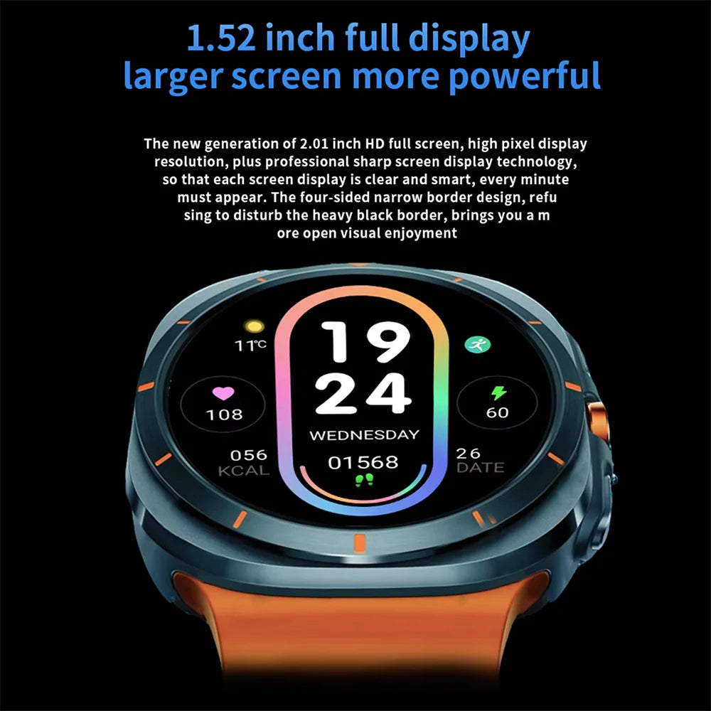 G.L Wear 2025 New Smartwatch for Men Heart Rate Monitoring Bluetooth Calling Fitness Tracking Pedometer Men's Smartwatch Beauty World Shop