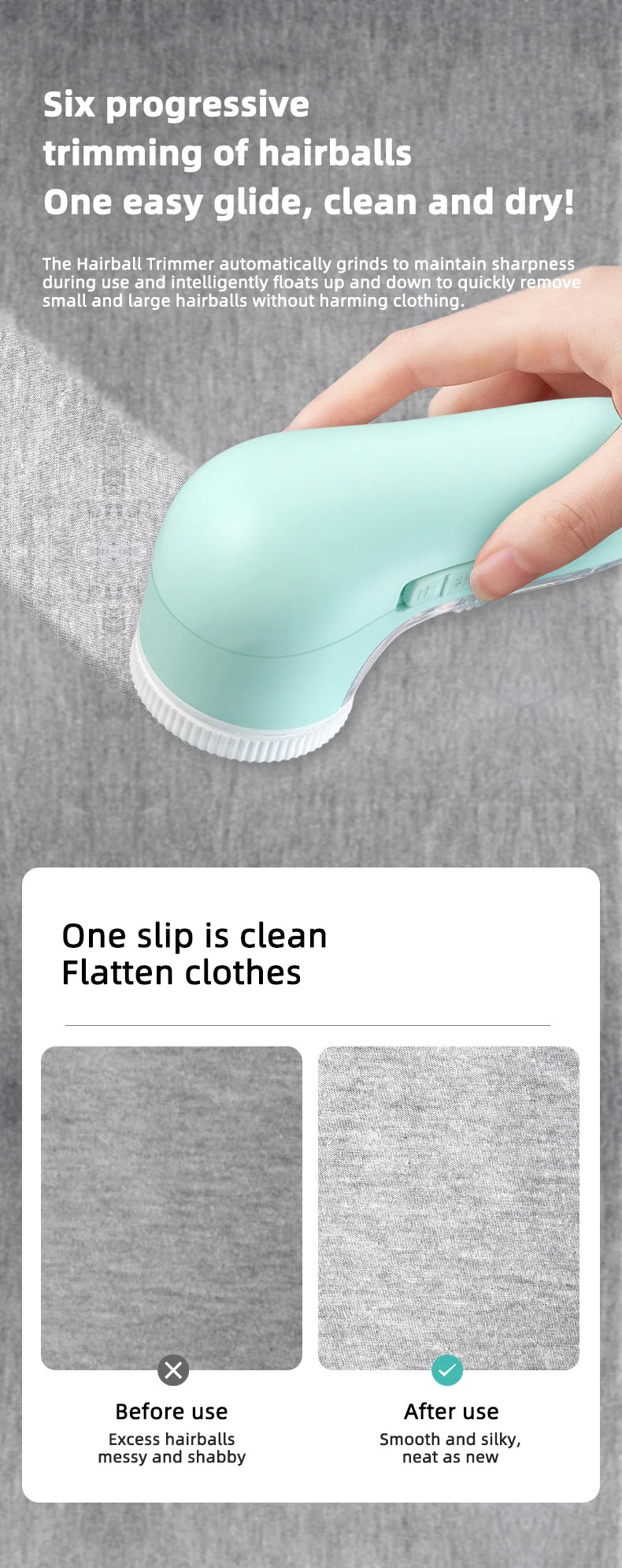 HOMEFISH Electric Household Clothes Shaver Fabric Lint Remover Fuzz Portable Brush blade Professional Lint Remover Trimmer Beauty World Shop