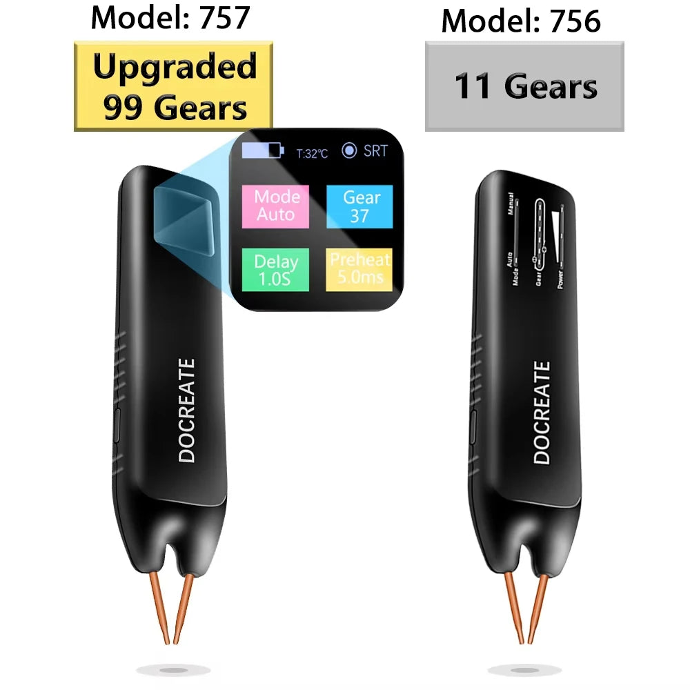 Handheld Spot Welder DIY Adjustable Portable Digital LED Display Color Screen Welding Automatic Trigger for 18650 Battery Beauty World Shop
