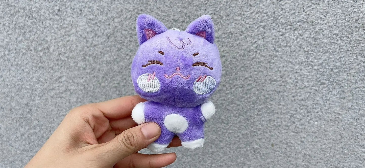 10CM Pop-up Store Doll Keychain ANITEEZ Cartoon Cute Plush Pendant Keyring Bag Accessories Kpop Yunho Yeosang Fans Gifts Beauty World Shop