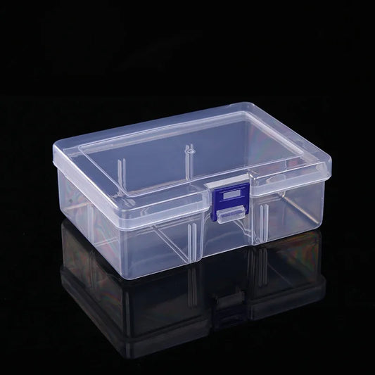 Clear Plastic Box Rectangular Box Screwdrivers Bits Tools Bleads Dustproof Waterproof Packing Storage Cases Container Beauty World Shop