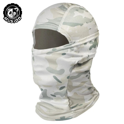 MusionTactical Balaclava Full Face Mask Quick-dryHiking Cycling Camping Hunting AirsoftHood Cap Bike Head Cover Summer Men Women Beauty World Shop