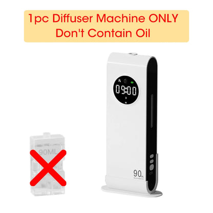 Automatic Sensor Aromatherapy Machine Wall-Mounted Fragrance Usb Rechargeable Deodorant Home Fragrance With Clock Function Beauty World Shop