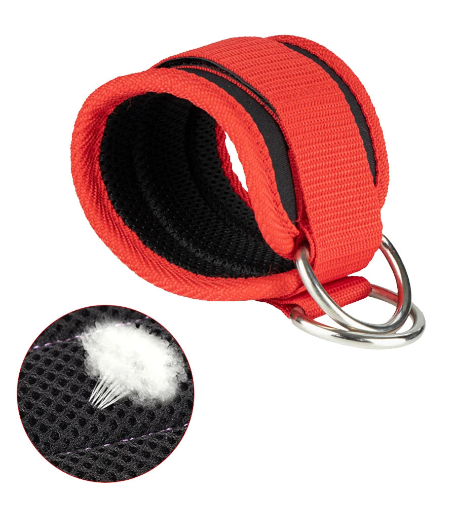 Fitness Ankle Straps Adjustable D-Ring Support Cuffs Gym Leg Strength Workouts Pulley With Buckle Sports Guard Safety Abductors Beauty World Shop