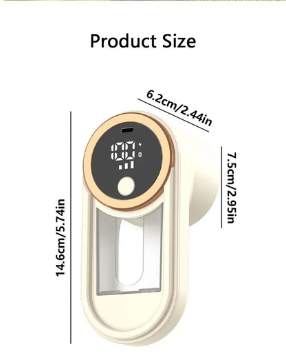 Lint Remover for Clothing Portable Electric Fuzz Pellet Remover LED Display Rechargeable for Clothes Fabric Shaver Fluff Remover Beauty World Shop