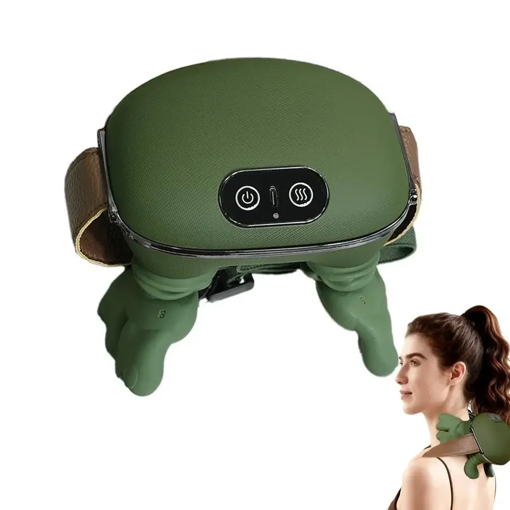3-Level Modes Bionic Neck Shoulder Massager Back Massagers Electric Kneading Muscles Massage Pillow Relax Neck Waist Leg Body