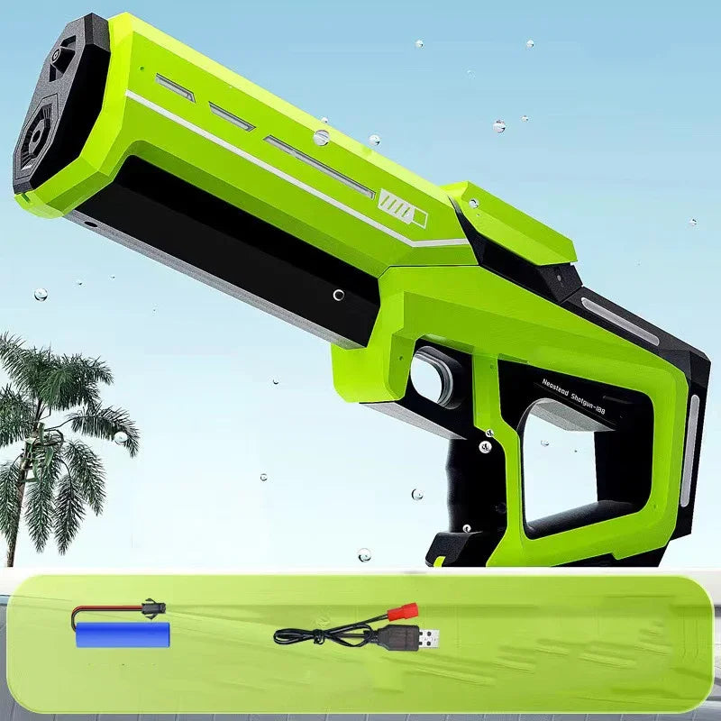 Electric Water Guns For Adults Powerful Squirt Automatic Water Suction Water Blasters Summer Outdoor Beach Toy For boys Kid Gift Beauty World Shop