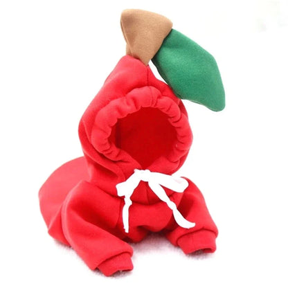 Cute Fruit Dog Clothes for Small Dogs hoodies Warm Fleece Pet Clothing Puppy Cat Costume Coat for French Chihuahua Jacket Suit Beauty World Shop