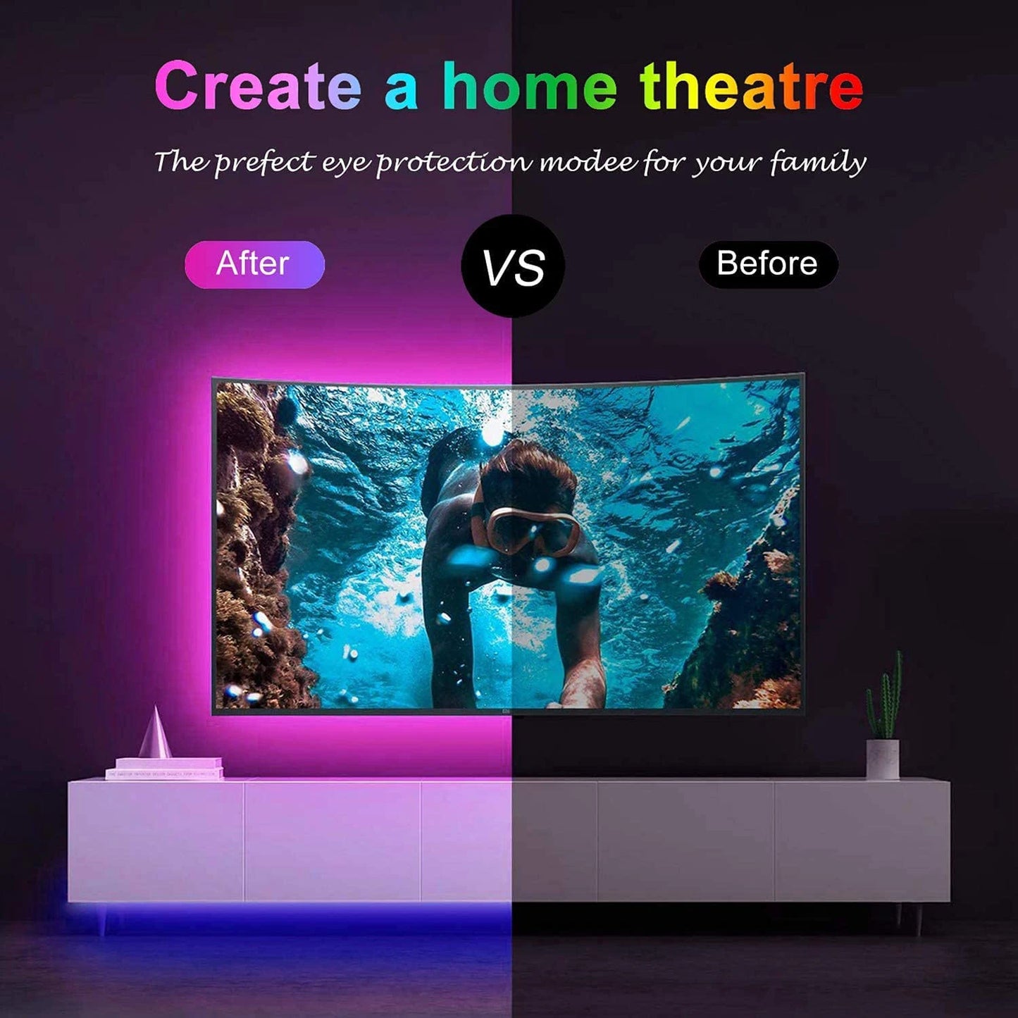 Led Strip Lights with 44 Key Remote Control 1m 5m 10m 20m RGB Tape Led Wall Room for Home Bedroom Party Decor TV Backlight Beauty World Shop