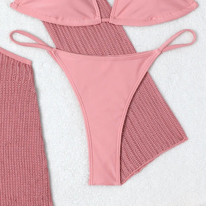 2026 Sexy Bikinis Female Swimsuits Women's Three-Piece Swimwear Beach Swim Wear Bathing Suits Brazilian Bikini Set Pool Bather Beauty World Shop
