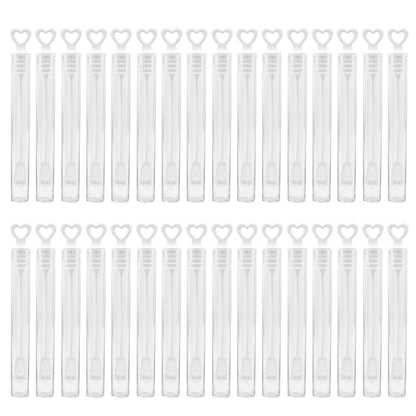 10-50pcs Colorful Bubble Soap Bottle Heart Wand Empty Tube Kids Birthday Party Favors Pinata Filler Toys Wedding Gifts for Guest Beauty World Shop