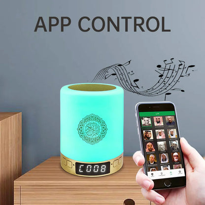 Holy Mini Bright Muslim Night Light Quran Lamp Box Koran Gift Azan Wireless Bluetooth Speaker Sound Portable Blutooth Music Home