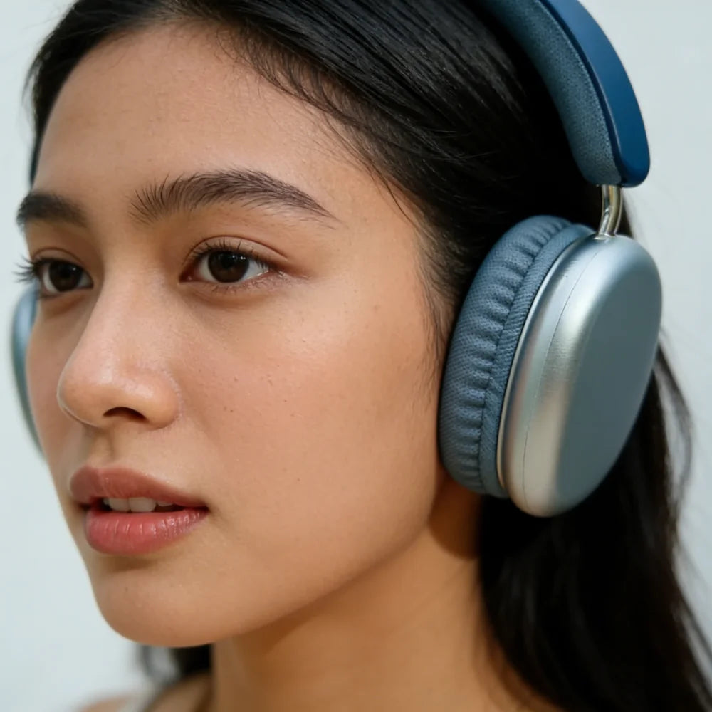 TD-20 Wireless Headphone 3D Spatial Audio Earphone Bluetooth 5.3 Headset 40mm Driver Over Ear Headphone 24H for Mobile Phone PC Beauty World Shop