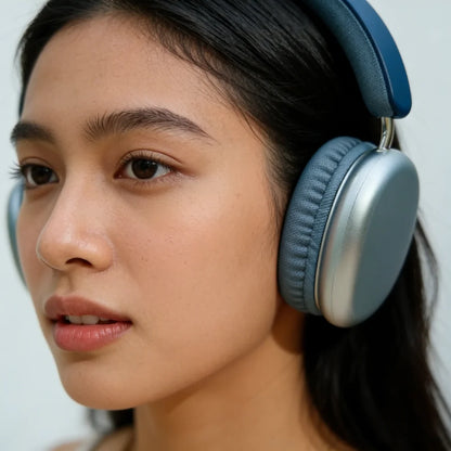 TD-20 Wireless Headphone 3D Spatial Audio Earphone Bluetooth 5.3 Headset 40mm Driver Over Ear Headphone 24H for Mobile Phone PC Beauty World Shop