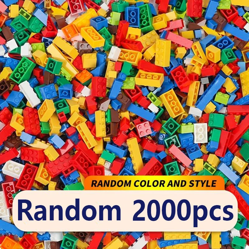 2000PCS Bulk Building Blocks Creative Educational Toys for Kids & Adults STEM Learning Bricks Interesting DIY Construction Set Beauty World Shop