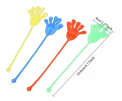 Funny Sticky Hands Toy 5-50 Pcs Elastic Slap Palm Squishy Kids Party Favors Novelty Gift Supplies for Children Beauty Fashion