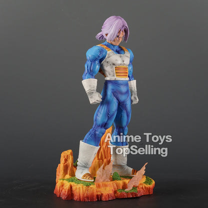 30cm/11.81in Anime Dragon Ball Z Trunks Figure Two heads Action Figures PVC Statue Collection Model Toys for Children Gifts Beauty World Shop