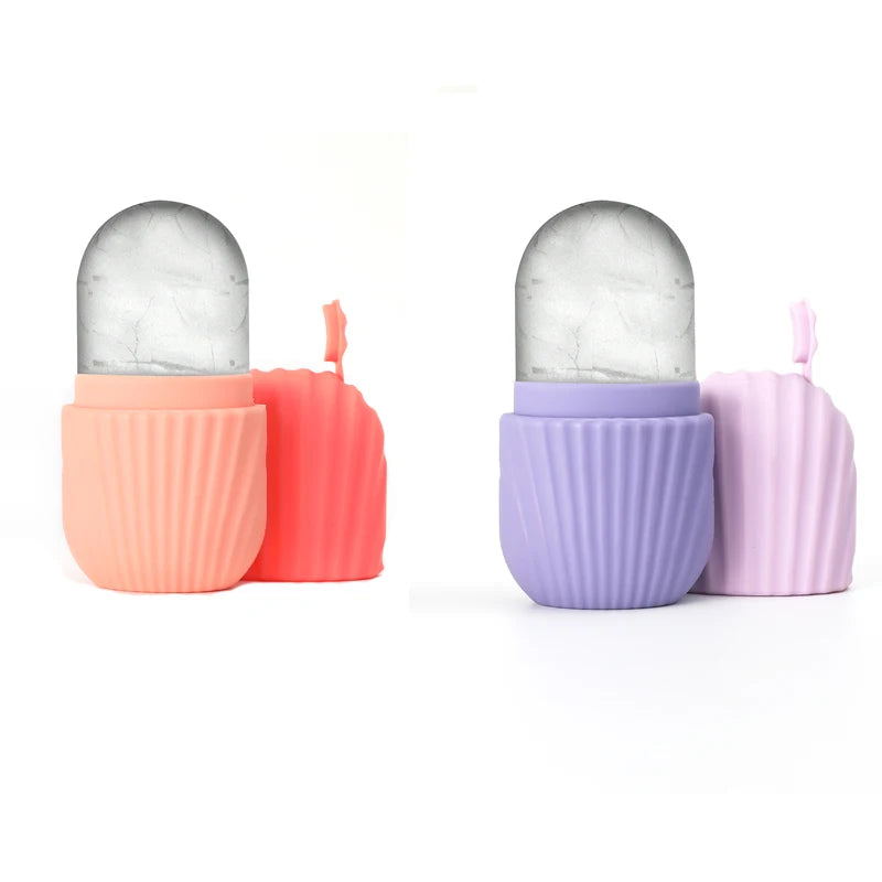Silicone Ice Roller Massager for Face, Eyes - Natural Skin Care, Cooling and Eliminating Eye Bags, Reusable and Soothing Beauty World Shop