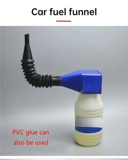 Plastic Car Motorcycle Refueling Gasoline Engine Oil Funnel Filter Conveying Tool Oil Change Funnel Accessories Beauty World Shop