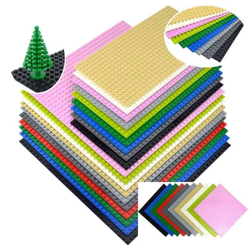 2Pcs Base Plate 32*32 32*16 Studs Classic Figures Building Blocks Plates Bricks Baseplate Blocks Children Toys For Kid Gifts Beauty World Shop