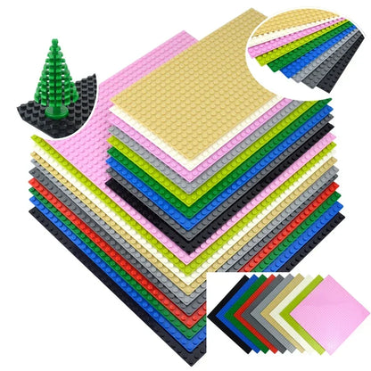 2Pcs Base Plate 32*32 32*16 Studs Classic Figures Building Blocks Plates Bricks Baseplate Blocks Children Toys For Kid Gifts Beauty World Shop