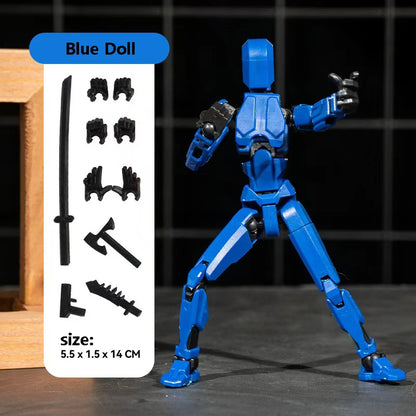 3D Multi-Jointed Movable Shapeshift Robot Joint Dog Creative Printed Mannequin Dummy Action Model Doll Toys for Children's Gifts Beauty World Shop