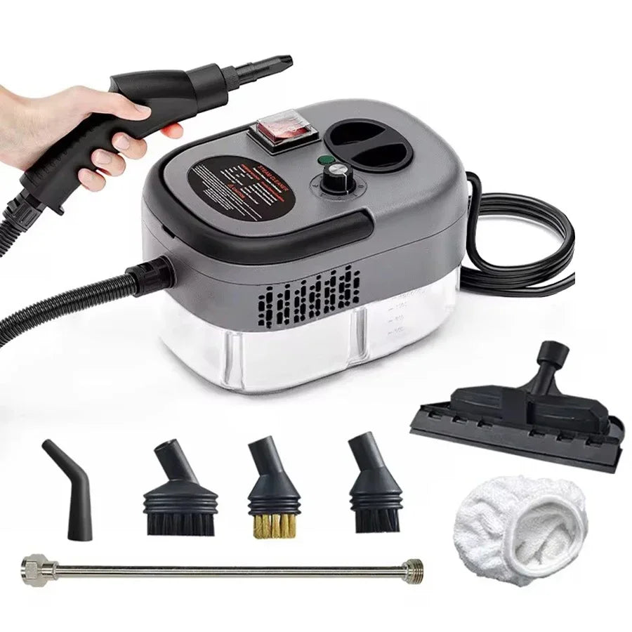 Portable Handheld Steam Cleaner High Temperature Pressurized Steam Cleaning Machine With Brush Heads For Kitchen Car Beauty World Shop